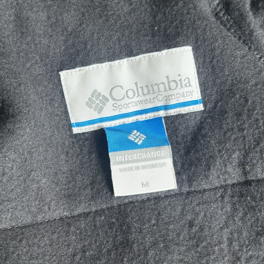 Columbia Interchange 3-in-1 Ski Jacket Size M Omni Tech Zip Gray Black Ivory Geo - Picture 16 of 16